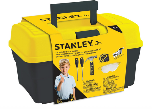 Stanley Jr. 5 Piece Tool & Toolbox Set