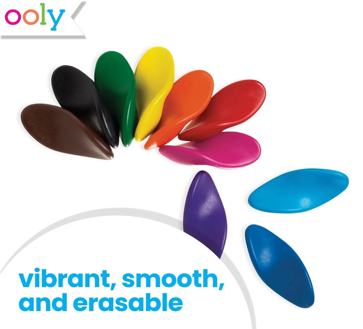 Left Right Ergonomic Crayons