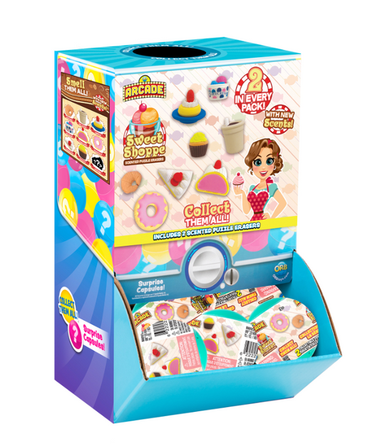 ORB Arcade Sweet Shoppe Erasers