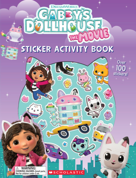 Gabby's Dollhouse: The Movie Sticker Activity Book