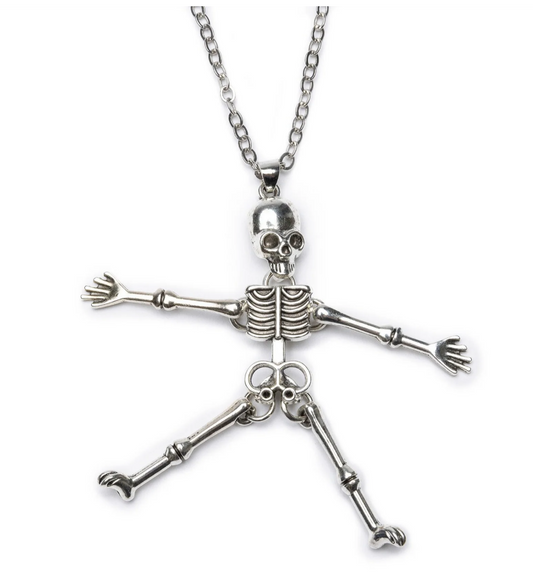 Spooky Scary Skeleton Necklace