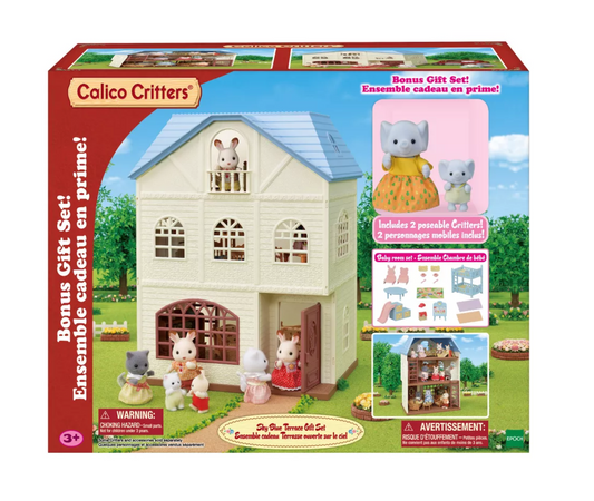Calico Critters Sky Blue Terrace Gift Set