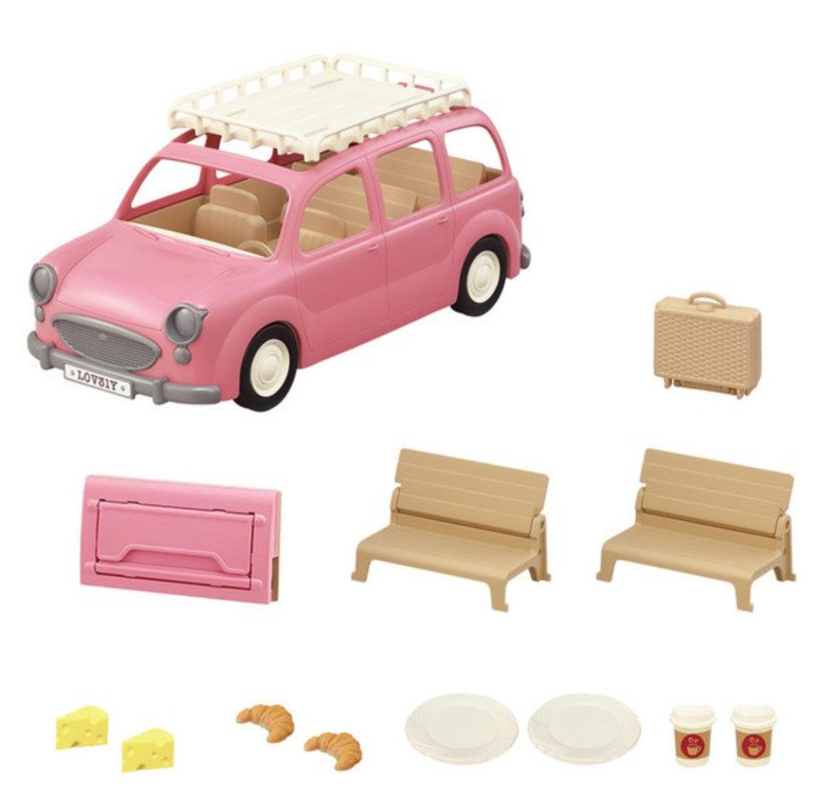Calico Critters Family Picnic Van
