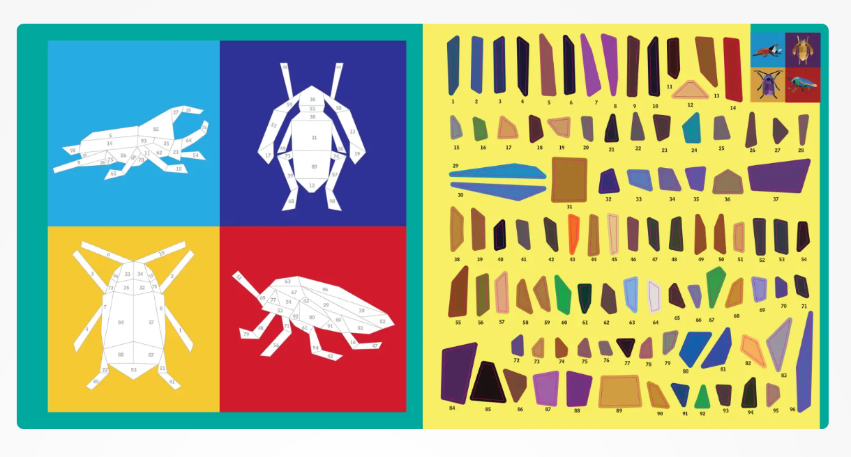 Paint by Sticker Kids Beautiful Bugs