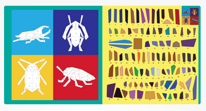 Paint by Sticker Kids Beautiful Bugs