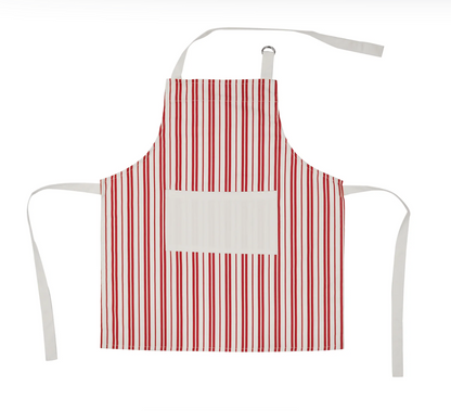 Classic Striped Deluxe Youth Apron & Oven Mitt Set