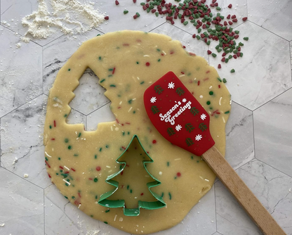 Winter Wonderland Tree Cookie Cutter Set with Spatula