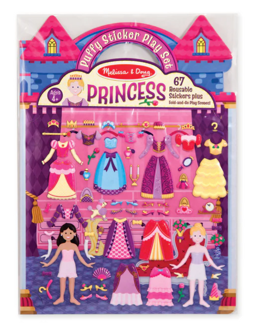 Puffy Sticker Playset - Princess