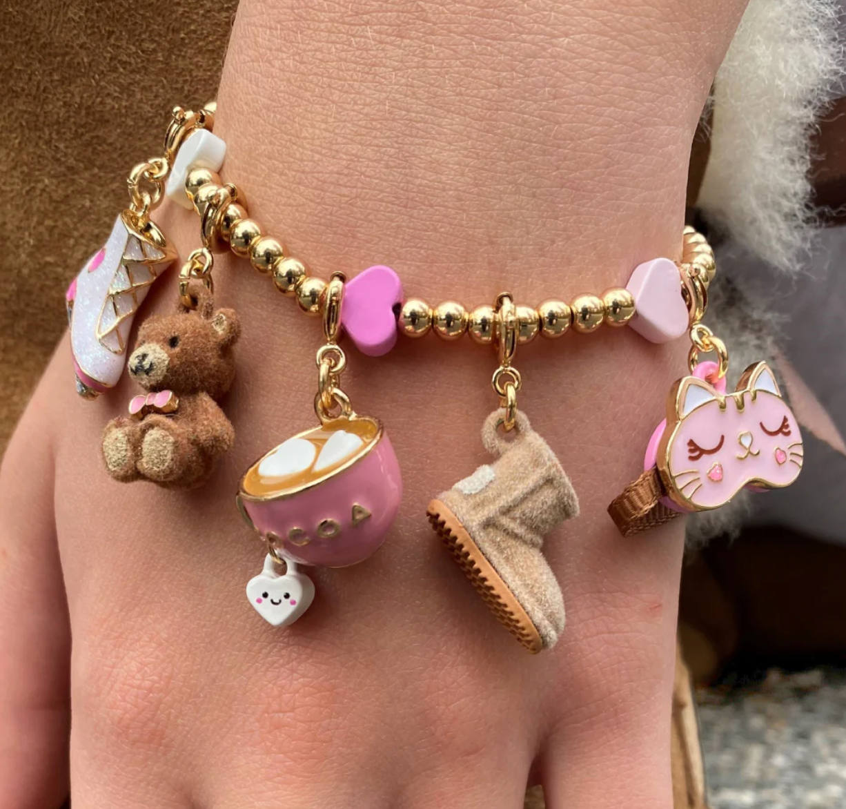 Gold Hot Cocoa Charm