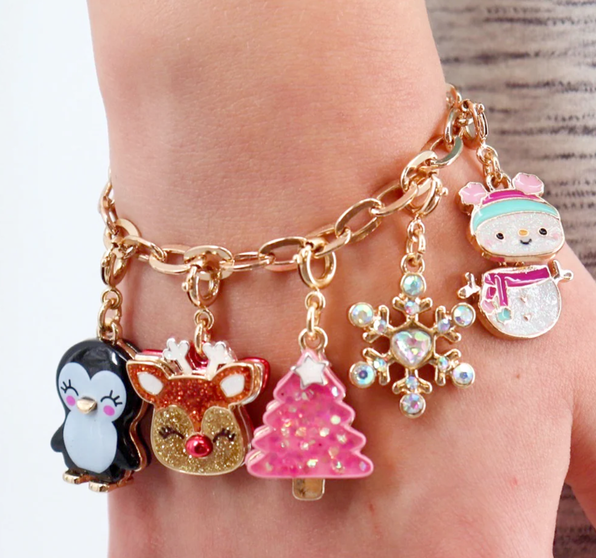 Gold Penguin Charm
