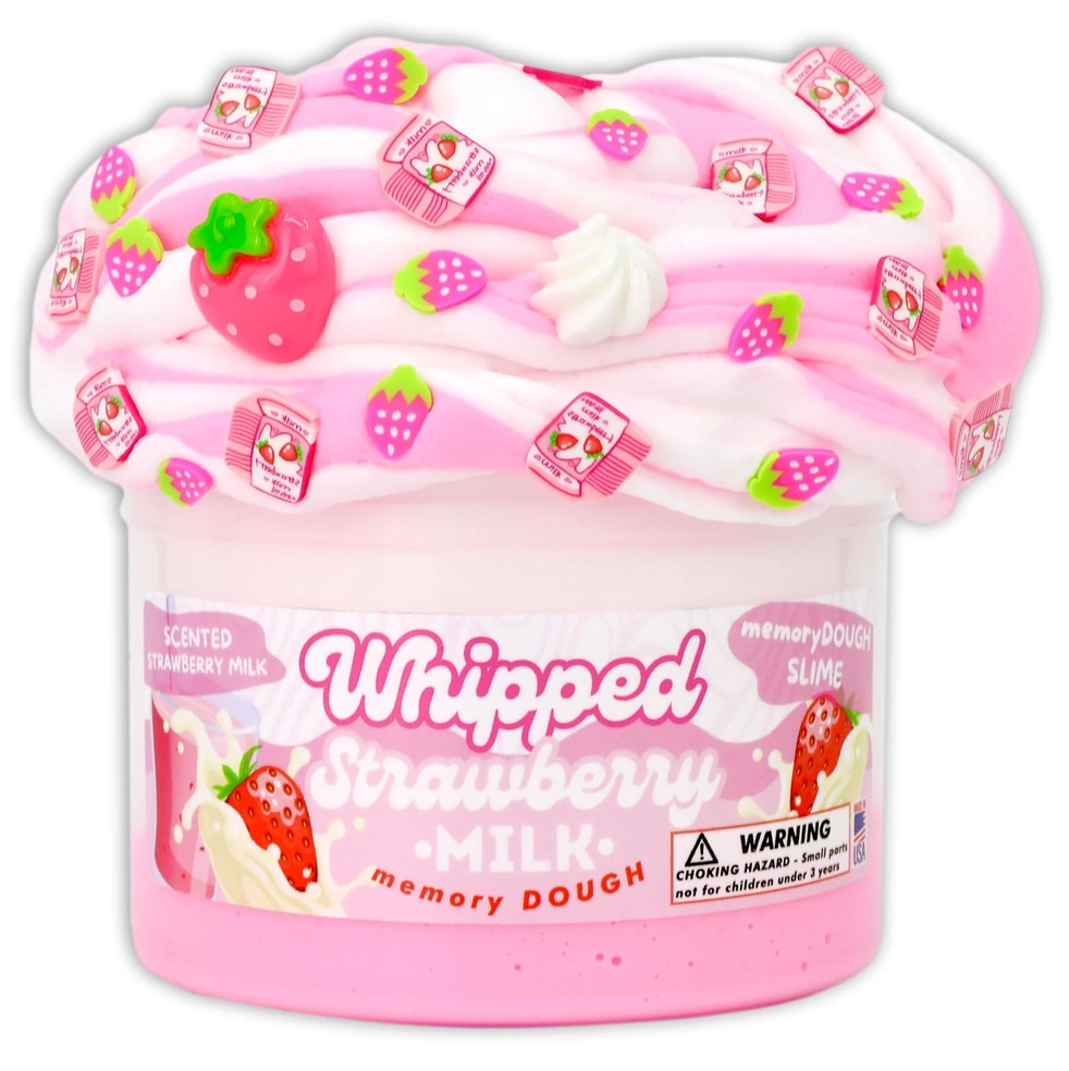 Whipped Strawberry Milk Slime