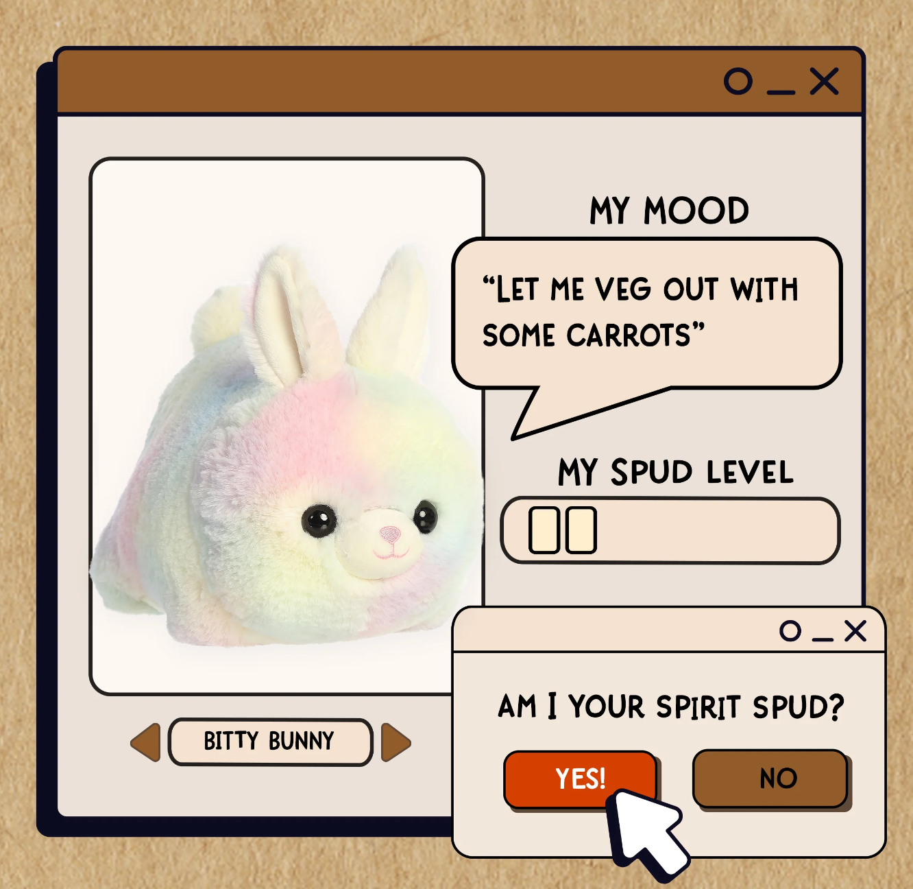 Spudster Bitty Bunny