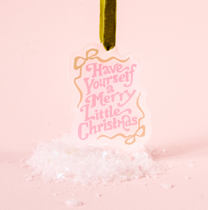 Holiday Tree Ornament - Merry Little Christmas