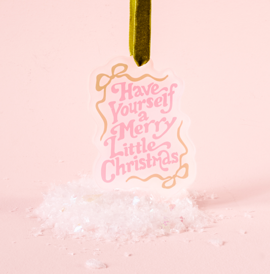 Holiday Tree Ornament - Merry Little Christmas