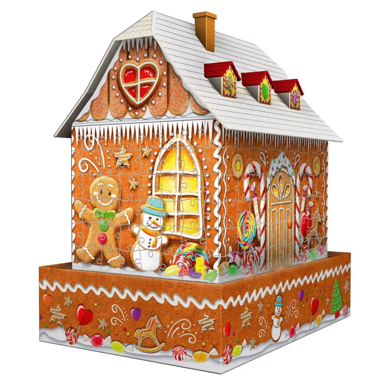 Gingerbread House Night Edition 216 pc. 3D Puzzle