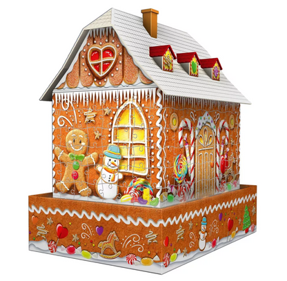Gingerbread House Night Edition 216 pc. 3D Puzzle