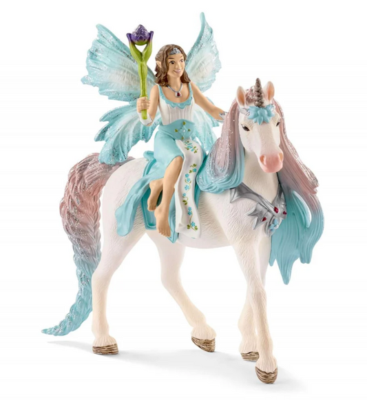 Schleich Animal - Fairy Eyela with Princess Unicorn