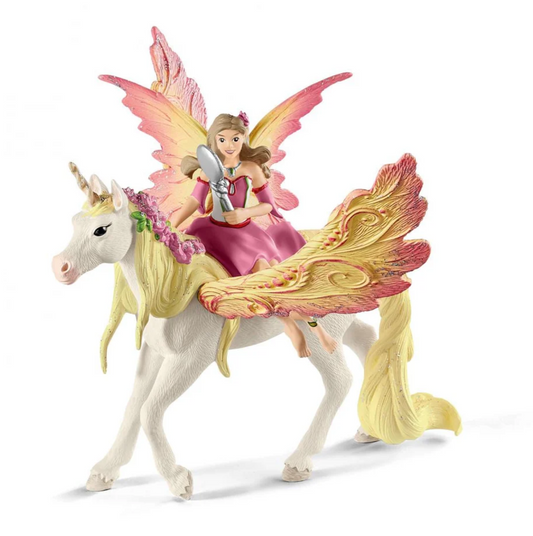 Schleich Animal - Fairy Feya with Pegasus Unicorn