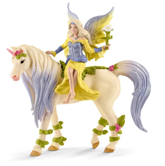 Schleich Animal - Fairy Sera with Blossom Unicorn