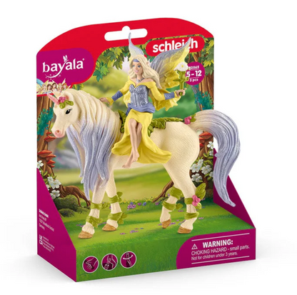 Schleich Animal - Fairy Sera with Blossom Unicorn
