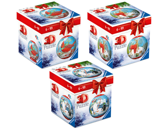 Animal Cheer 3D Christmas Balls