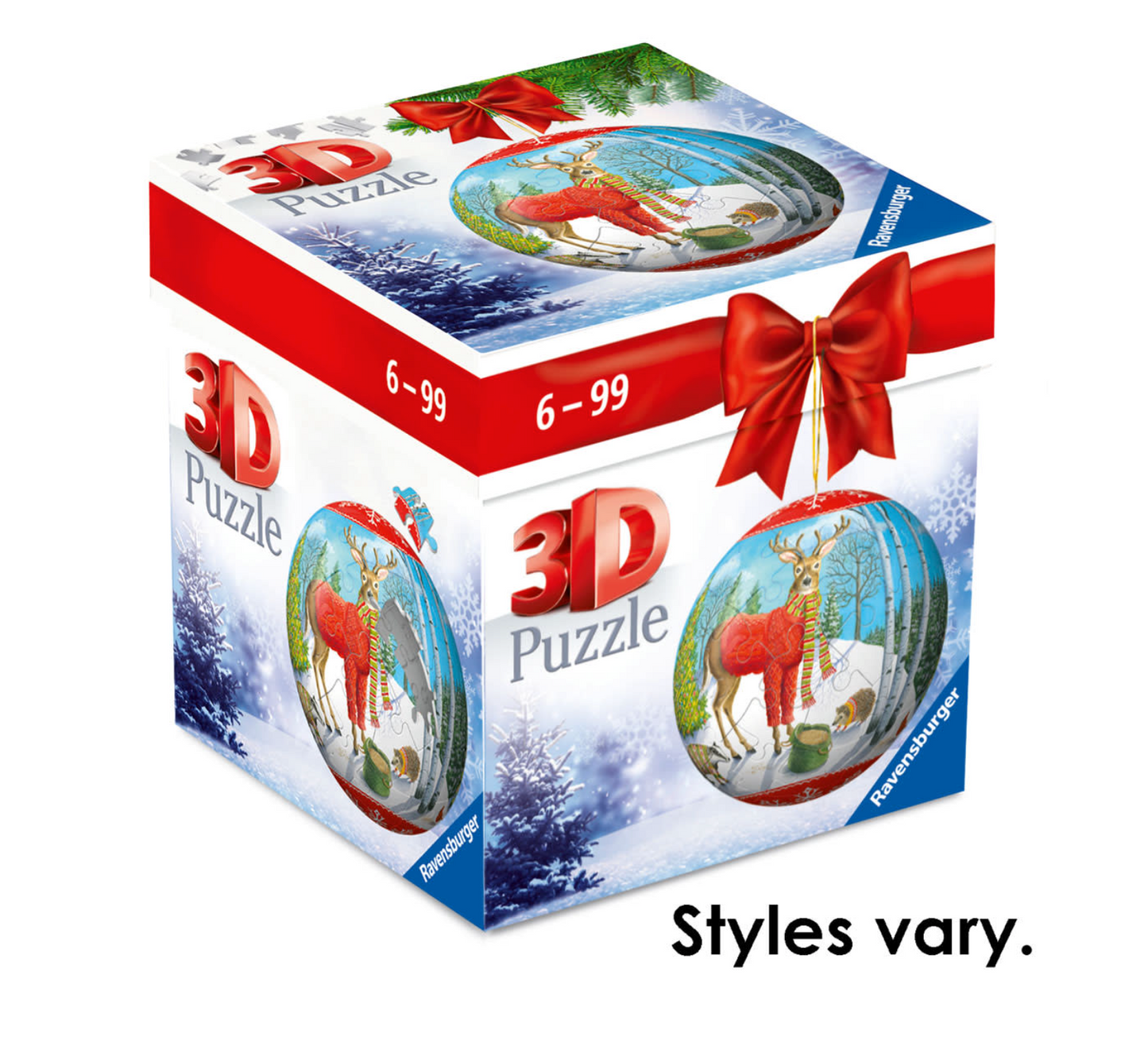 Animal Cheer 3D Christmas Balls