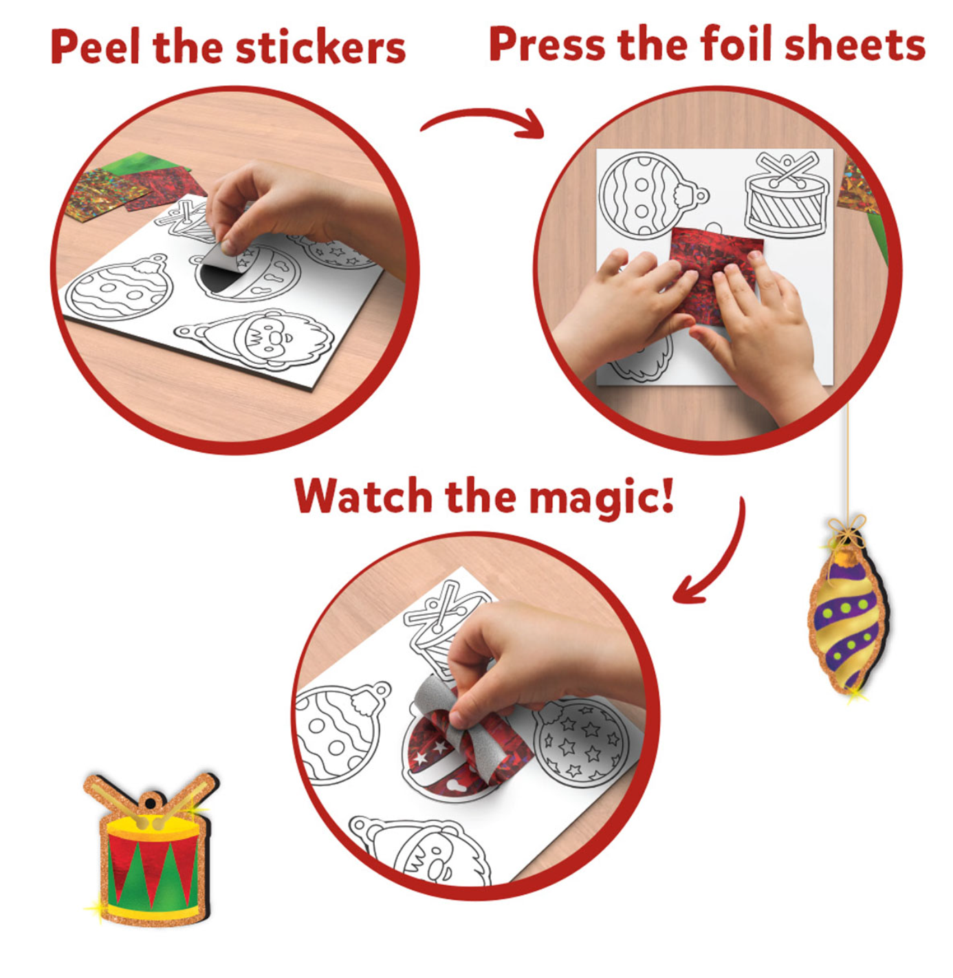Foil Fun - Christmas Ornaments