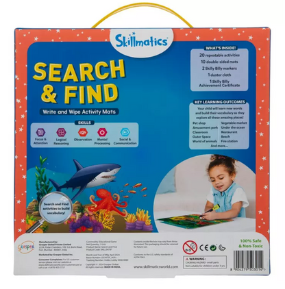 Search & Find Write and Wipe Mats