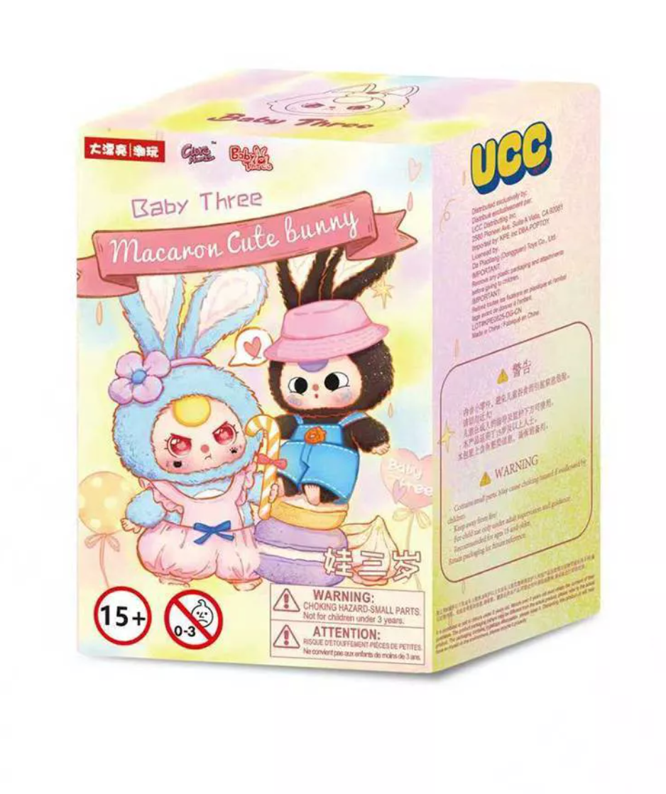 Baby Three - Macaron Cute Bunny Plush Blind Box