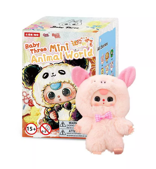 Baby Three - Mini Animal World Plush Blind Box