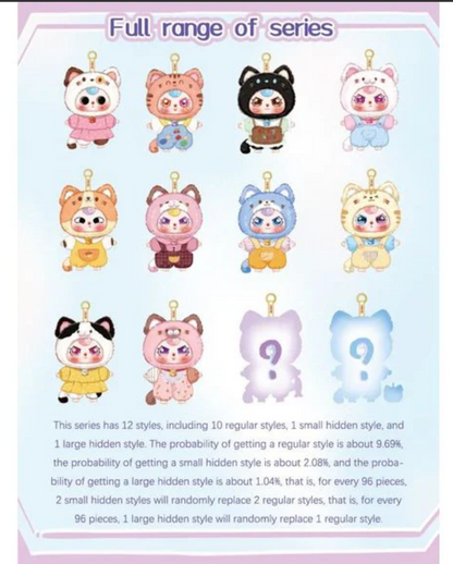 Baby Three - Cat Wardrobe Plush Blind Box