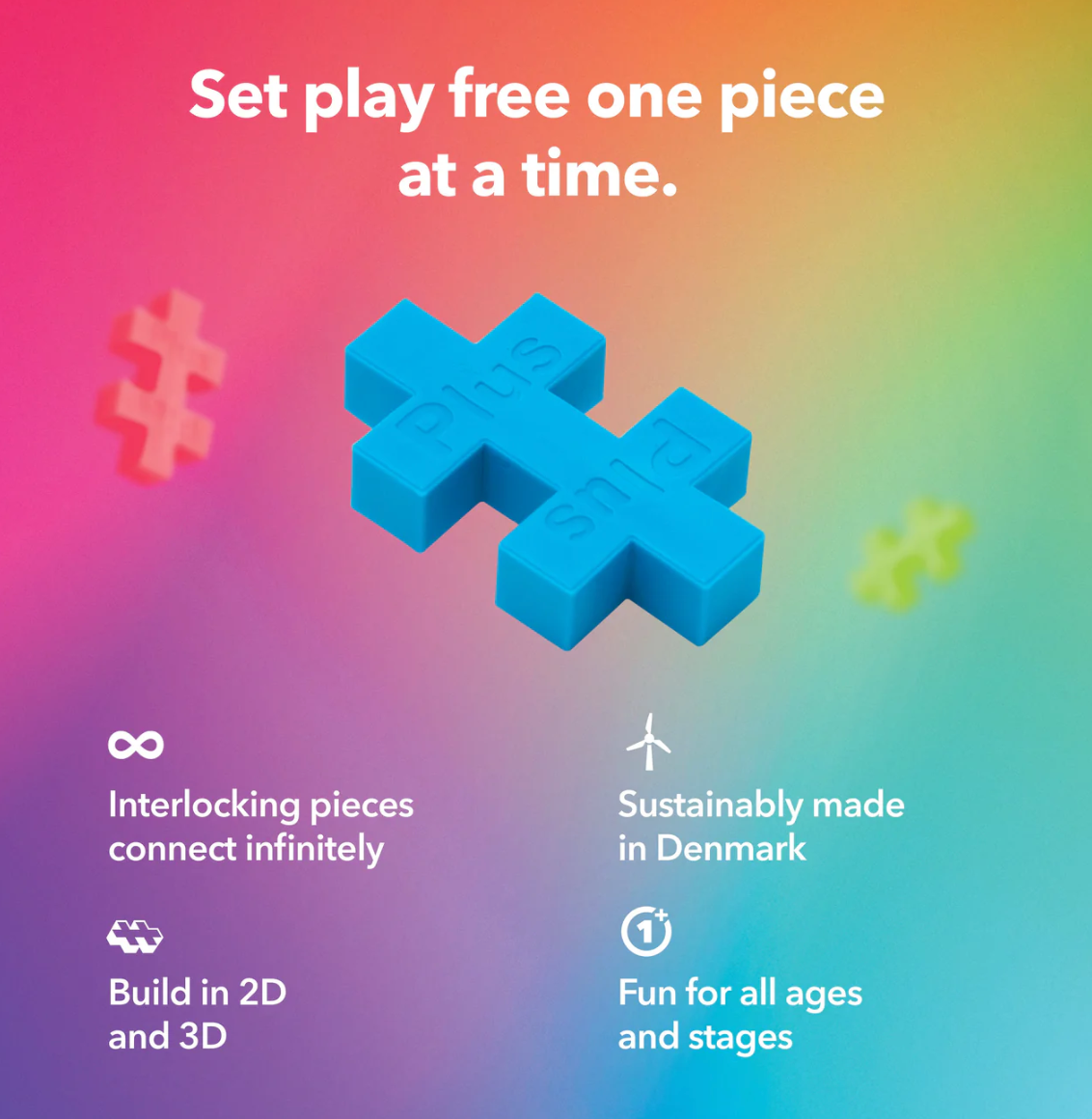 Plus Plus 24 Pc. Box - Manta Ray