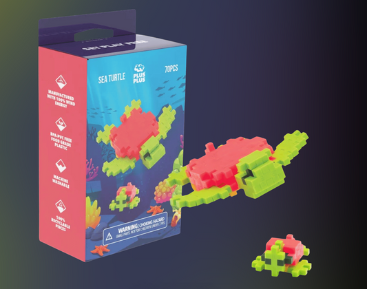 Plus Plus 24 Pc. Box - Sea Turtle