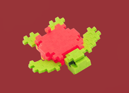 Plus Plus 24 Pc. Box - Sea Turtle