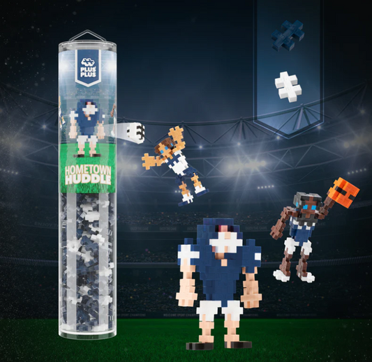 Plus Plus Hometown Huddle Tube - Navy & White