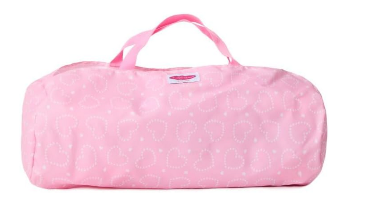 Pink Hearts Pack and Play