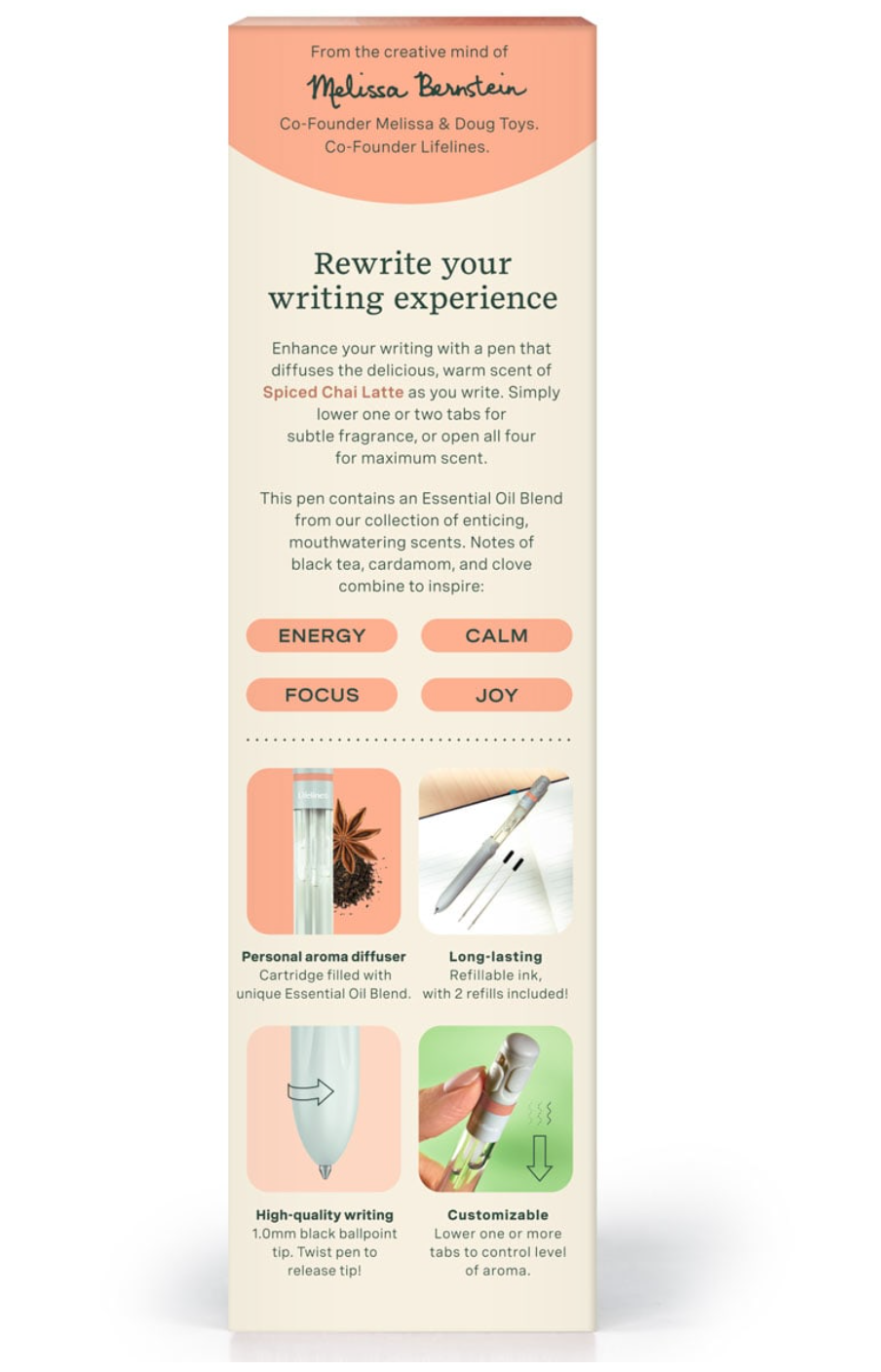 Pen Diffuser with Essential Oil Blends Spiced Chai