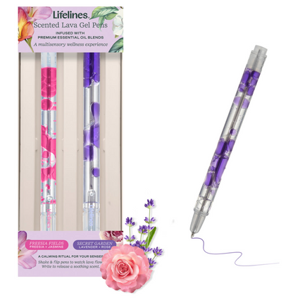 Scented Lava Pen Set 2-Pack Pink/Purple