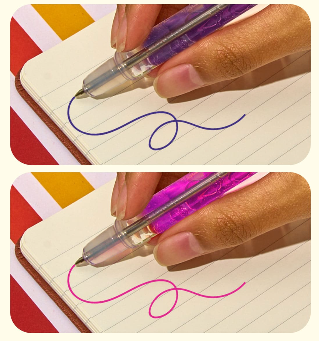 Scented Lava Pen Set 2-Pack Pink/Purple