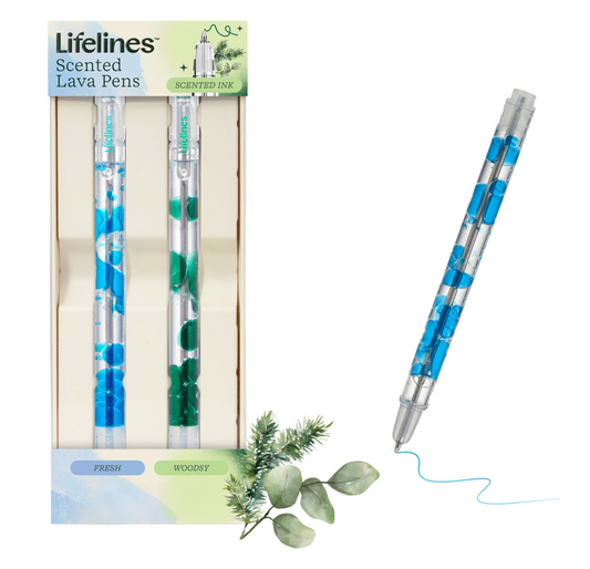 Scented Lava Pen Set 2-Pack Blue/Green
