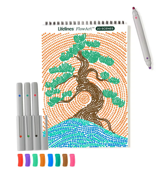 FlowArt Dot-By-Letter Landscapes