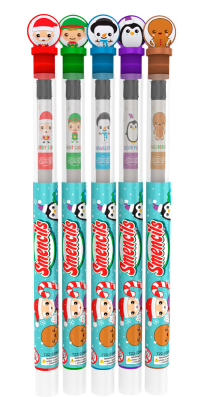 Holiday Smencils 5 Pack