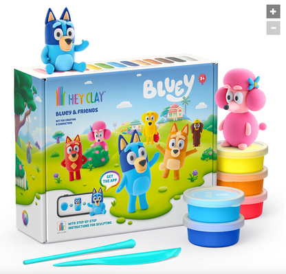 Hey Clay Bluey and Friends