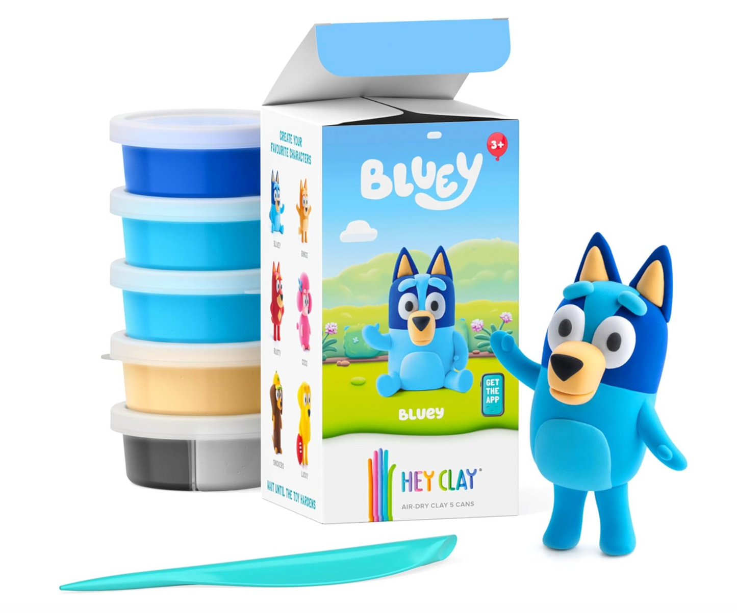Hey Clay Bluey Single Characters