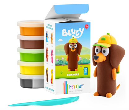Hey Clay Bluey Single Characters