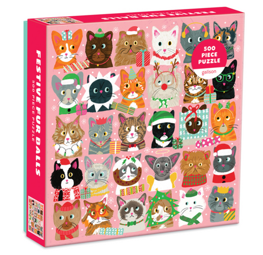 Festive Furballs 500pc Puzzle