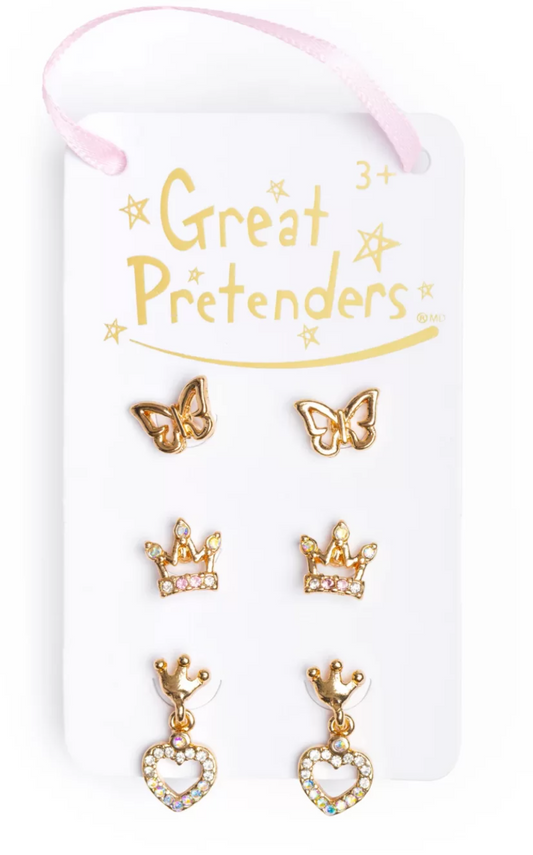 Boutique Royal Crown Studded Earrings