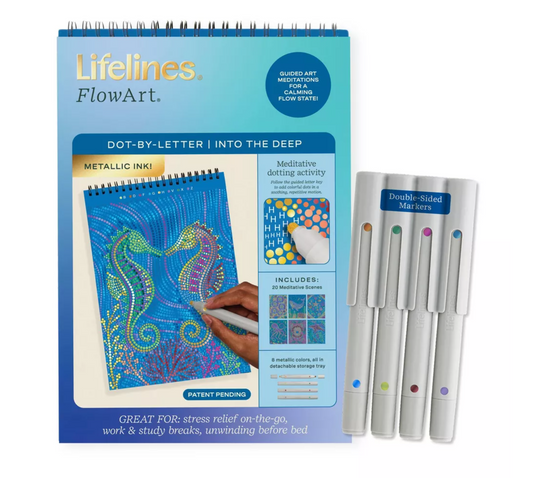 FlowArt Dot-By-Letter Into the Deep Metallic