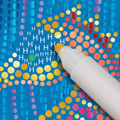 FlowArt Dot-By-Letter - Into the Deep Metallic