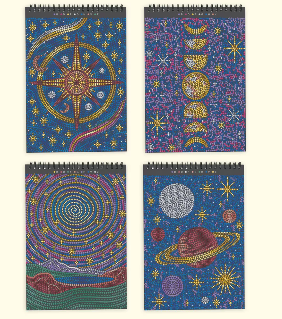 FlowArt Dot-By-Letter - Into the Galaxy Metallic